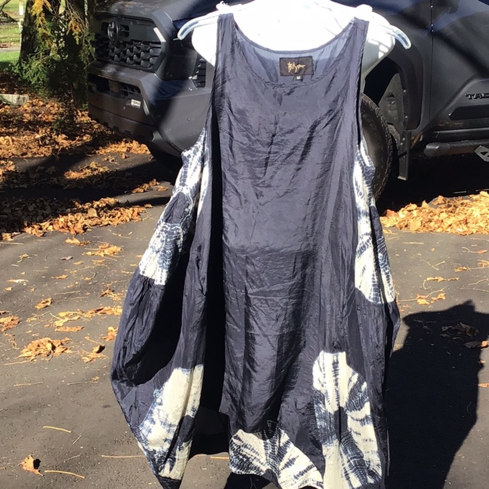 Johnny Was BIYA 100% SILK Sleeveless Dress